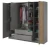 szafa-lustro-nuvia-szary-dab-artisan-206-cm-bok-otwarta.webp