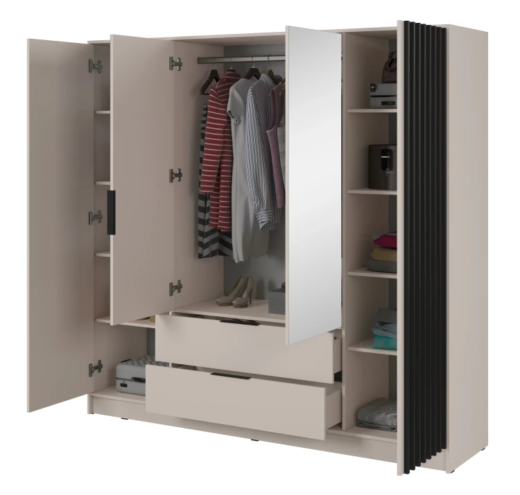 szafa-lustro-nuvia-kaszmir-czarny-206-cm-bok-otwarta.webp