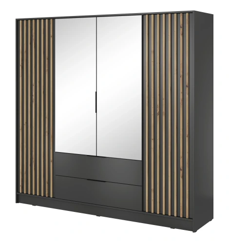 szafa-lustro-nuvia-grafit-dab-artisan-206-cm-bok.webp