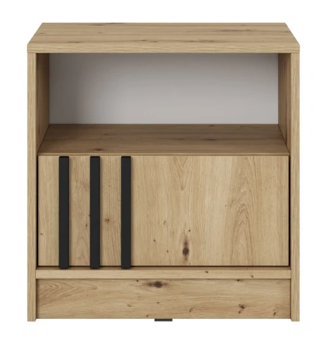 stolik-nocny-nuvia-dab-artisan-czarny-51-cm-front.webp