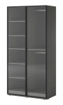 Szafa Selvo Szara 101 cm Szyba Flutes Dwudrzwiowa