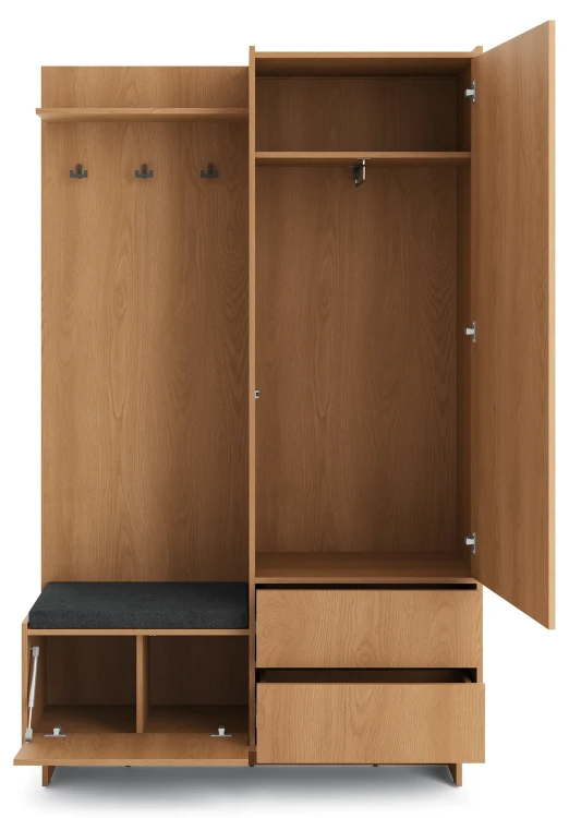 garderoba-poduszka-yumeli-dab-karmel-125-cm-front-otwarta.webp