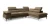 naroznik-bali-oliwkowy-vogue-10-280-front-zaglowki-podniesione.webp