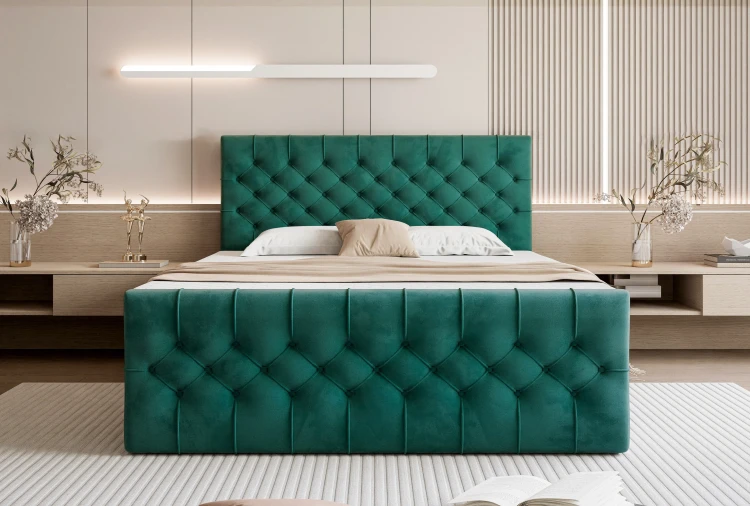 lozko-kontynentalne-kavell-matt-velvet-75-zielone-front.webp