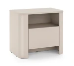 Stolik nocny Barrio kaszmir 58 cm z szufladą i półką