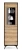 witryna-54-cm-divero-czarny-grafit-dab-evoke-front-z-rzeczami.webp