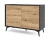 komoda-104-cm-divero-czarny-grafit-dab-evoke-bok-2.webp
