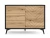 komoda-104-cm-divero-czarny-grafit-dab-evoke-front-2.webp