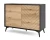 komoda-104-cm-divero-czarny-grafit-dab-evoke-bok.webp
