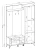 divero-garderoba-134-cm-z-wieszakami-i-polkami.webp
