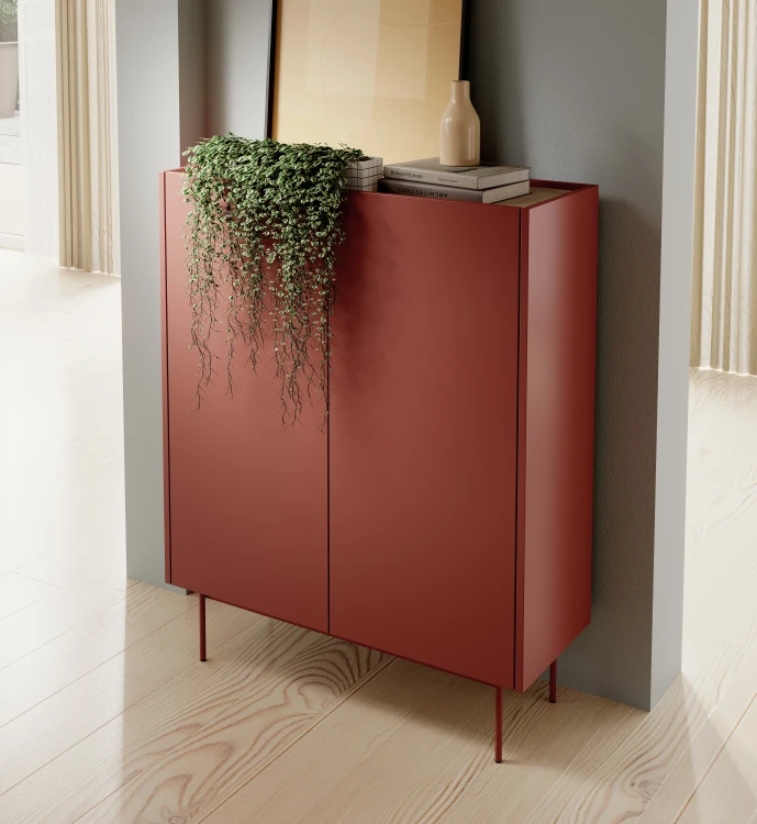 komoda-covel-ceramic-red-97-cm-aranzacja-salon.webp