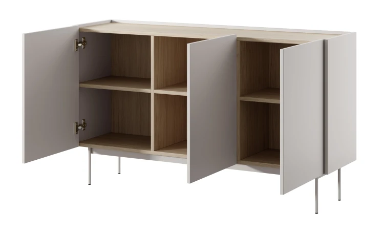 komoda-covel-kaszmir-144-cm-dab-linea-bok-otwarta.webp